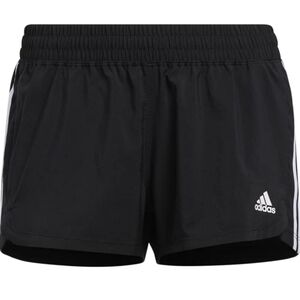 NWT Adidas Women's Pacer 3-stripes Woven Shorts Black/white 2XL